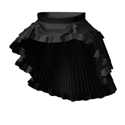 gothic victorian bustle skirt 3.0 black