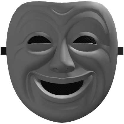 White Comedy Mask