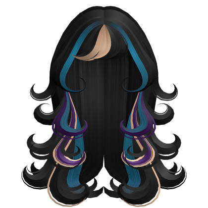 long layered mini swirls in witchy colors Roblox item