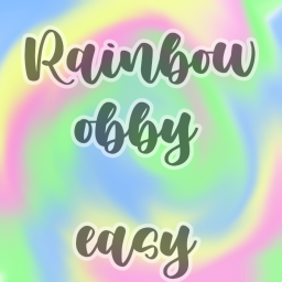 Rainbow obby - easy