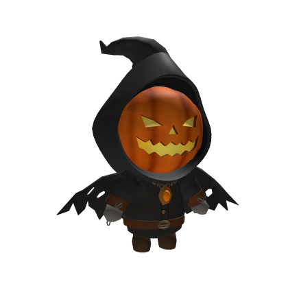 Dark pumpkin spirit shoulder pet