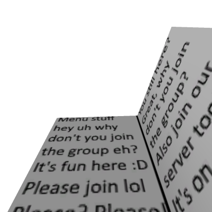 A menu that is probably useless