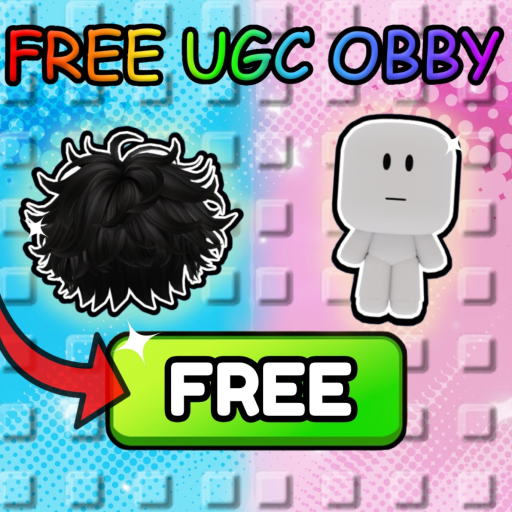 Free UGC Obby Hair  official Roblox game thumbnail