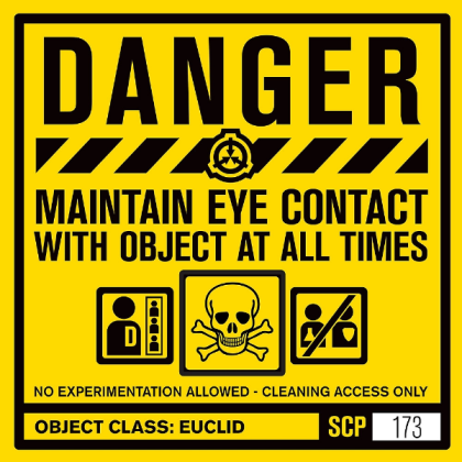 SCP-173 Danger Sign Roblox decal
