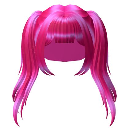 Roblox Item Pink Cyberpunk Lush School Girl Hair