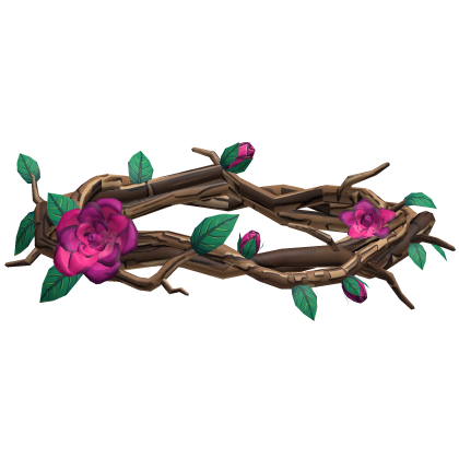 Rose Thorn Crown - Pink & Emerald Roblox item