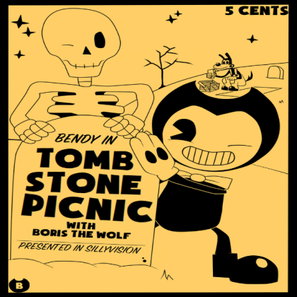 Bendy poster Roblox decal