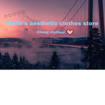 Merle‘s aesthetic clothes store