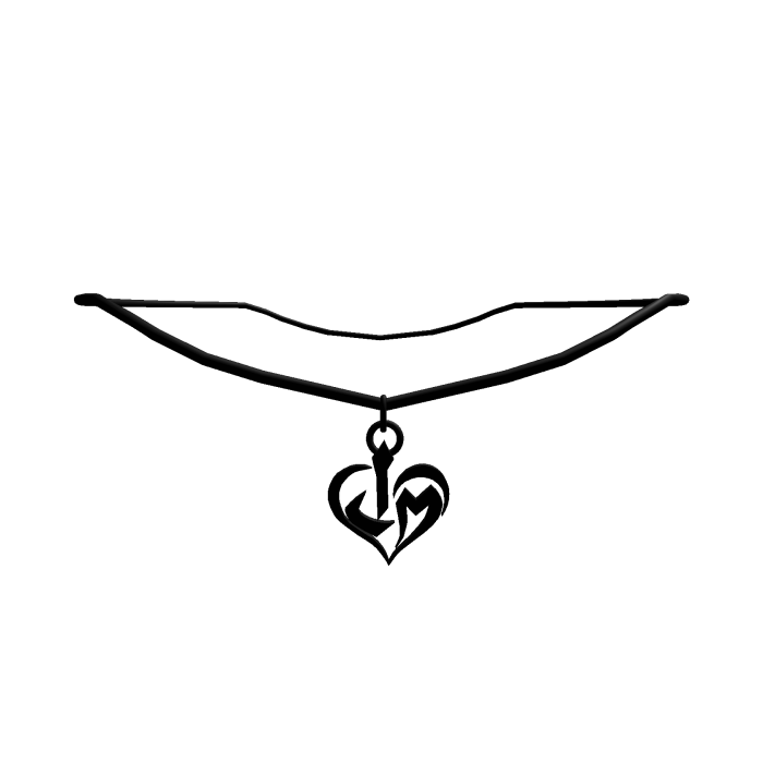 black necklace