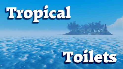 Tropischer Toilettensimulator