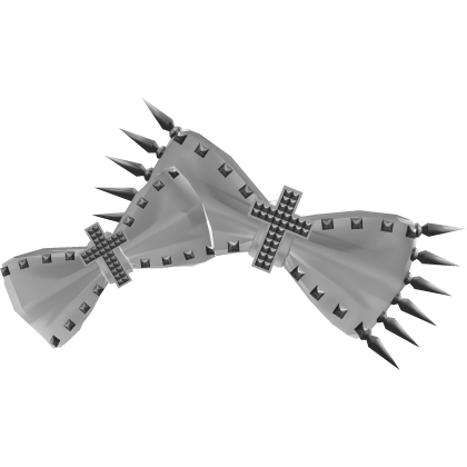White Scene Emo Punk Bows Roblox item