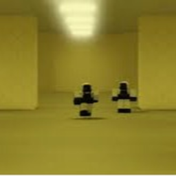 Escape from nextbots in Backrooms