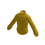 Stylish Knitted Sweater (Mustard Yellow)
