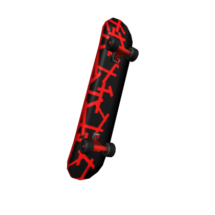 スケートボード ブラック レッド SKATE レッドグラインド スケートボード - Roblox