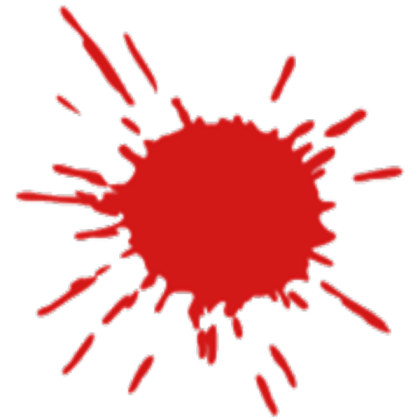 Blood Splatter 4 (Transparent) Roblox decal