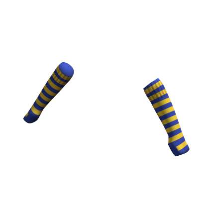 Blue Yellow | Arm Warmers Sleeves Fingerless