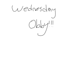 Wednesday Obby!