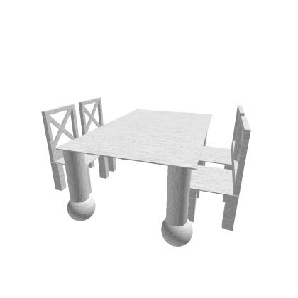 Dining table with chairs