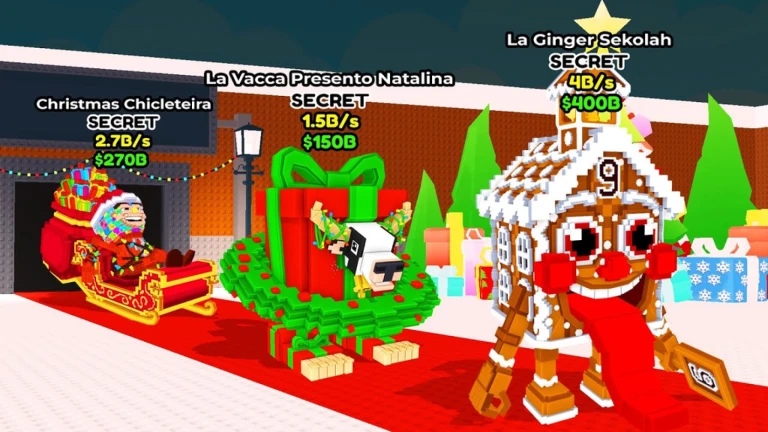 🎅 Steal A Brainrotz: Christmas X99999 MODDED 🎄