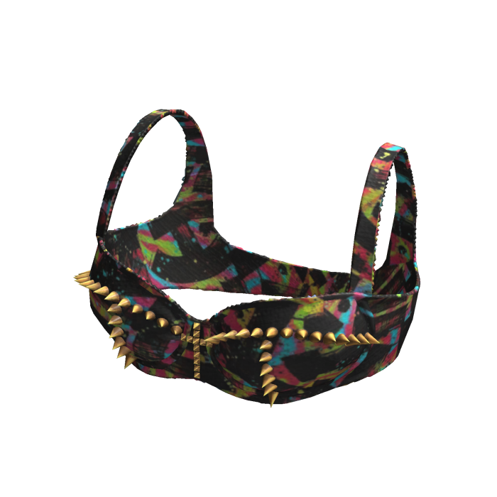 🖤Y2K Punk Spiked  Cami Crop Top[SUSIE]