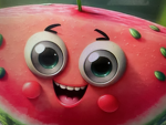 Happy watermelon Christmas