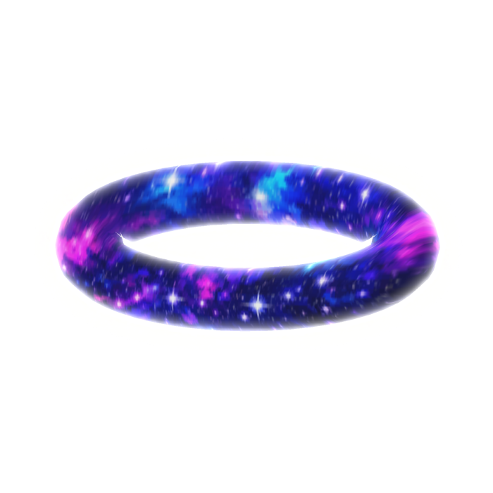 Emissive Glowing Cartoony Galaxy Halo