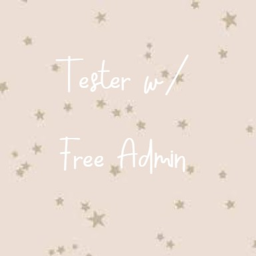 Tester w/ Free Admin