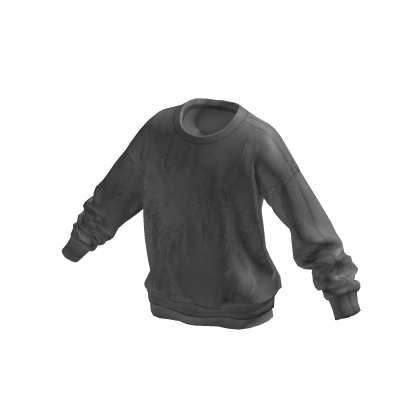 Washed Grey Layered Sweatshirt