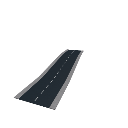 [Road] City Street Straight with Ramp