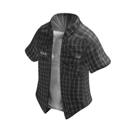 Grey Casual Open Shirt