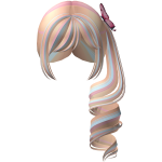 ݁⋆. 𐙚♡|Kawaii doll side curly cotton hair|⋆ ♡