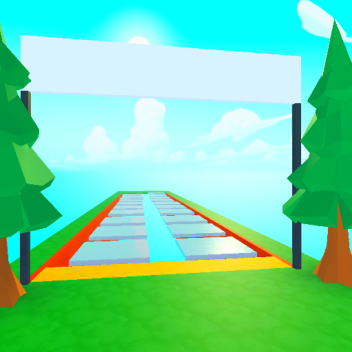 Jump on the glass obby