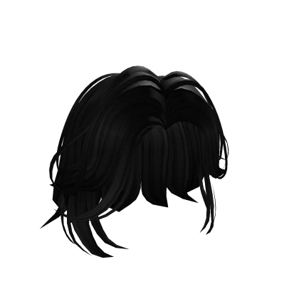 Roblox hair preview for Medium Length Black Hair
