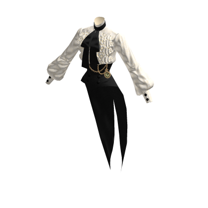 White Rabbit Shirt - Black and Gold