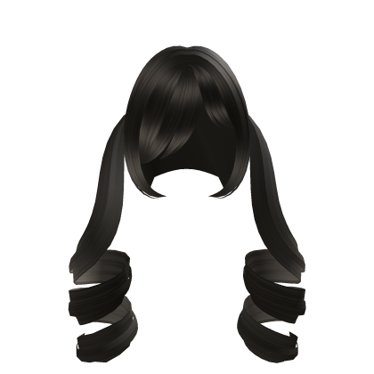 ♡ cute curly dark brown hair vkei moe pigtail ♡