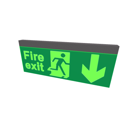 fire exit sign