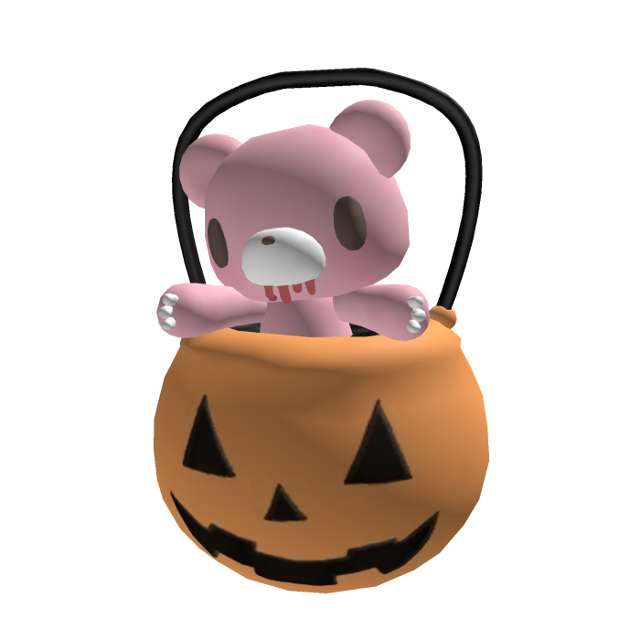 ♡ ノ gloomy bear halloween pumpkin bucket 🐾