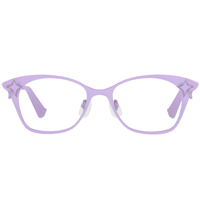 purple star glasses