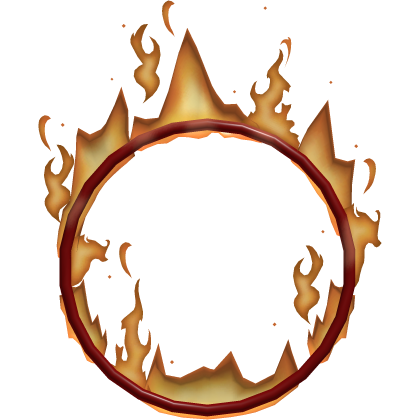♡ Red Flaming Circus Hoop