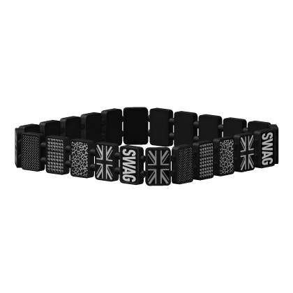 ⚝ y2k vkei emo tile bracelet [R6]