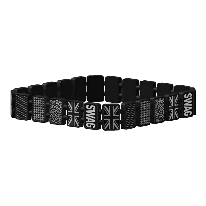 ⚝ y2k vkei emo tile bracelet [R6]