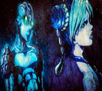 anime group with friends