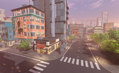Modern city