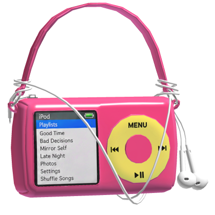 Pink & Yellow MP3 Shoulder Bag