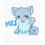 Lightning blue wolf group