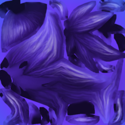 Purple Hiyoko Hair Roblox decal