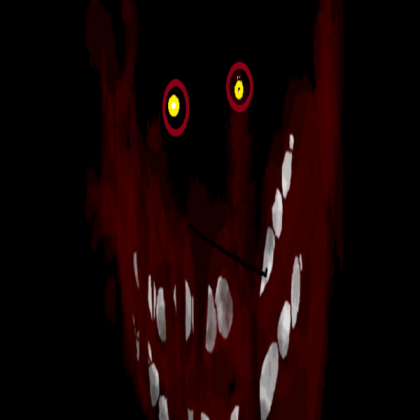 Really scary face Roblox decal