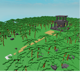 Golden Brick In Jungle