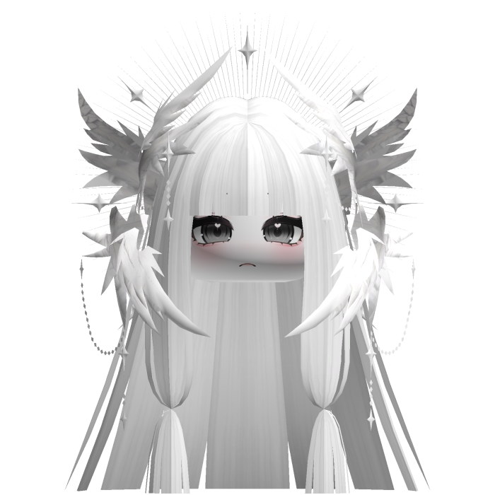 Angelic Anime Hair w/ Wings