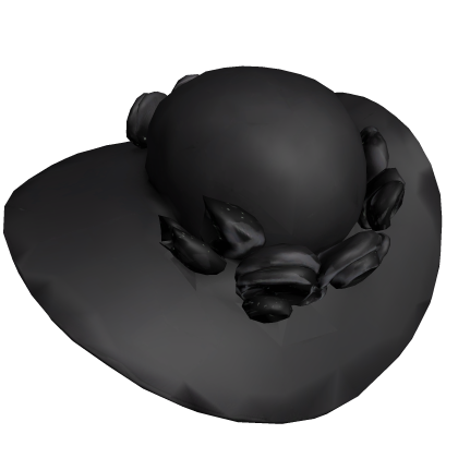 Black Gothic Wide Brim Hat Roblox item